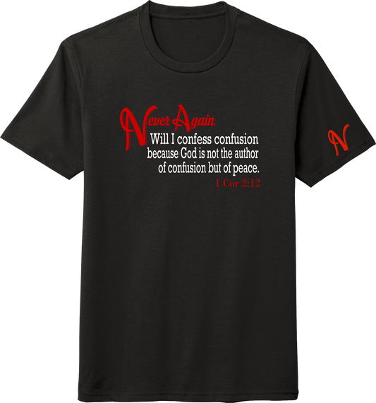 Never Again 1 Cor 212 Confusion DT130Y Short Sleeve (Youth)