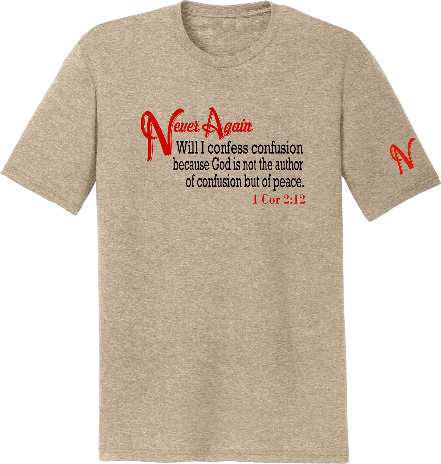 Never Again 1 Cor 212 Confusion DM130 Short Sleeve