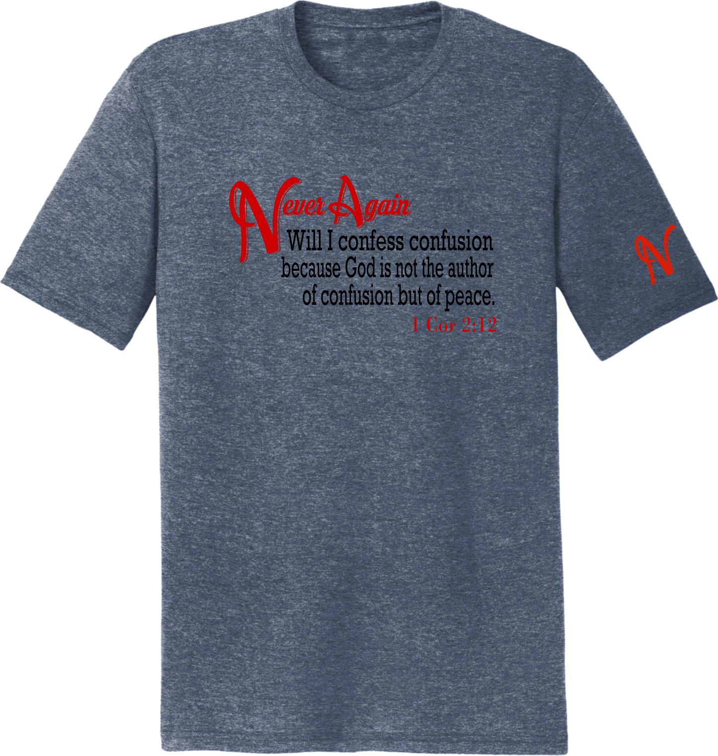 Never Again 1 Cor 212 Confusion DT130Y Short Sleeve (Youth)