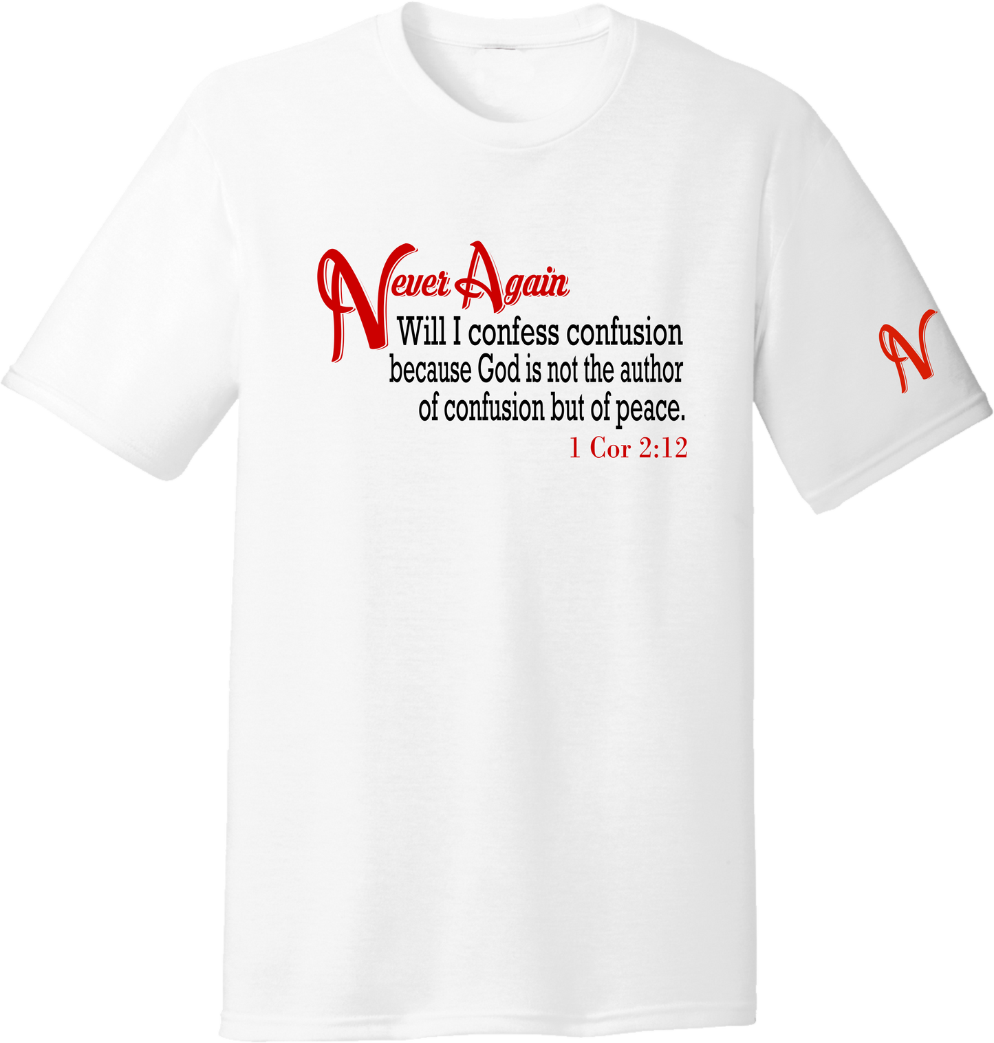 Never Again 1 Cor 212 Confusion DT130Y Short Sleeve (Youth)