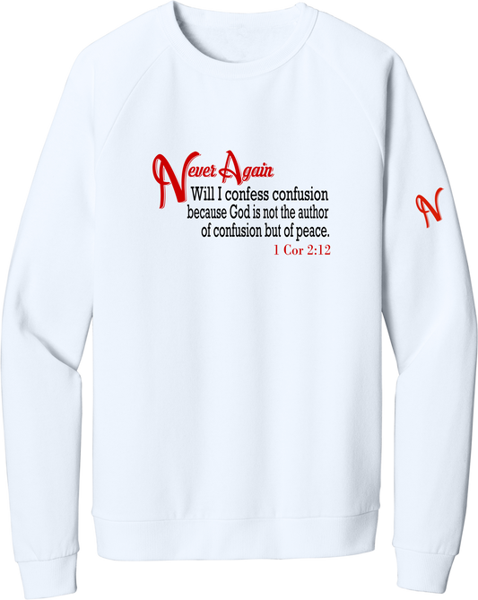 Never Again 1 Cor 212 Confusion DT1304 Sweatshirt