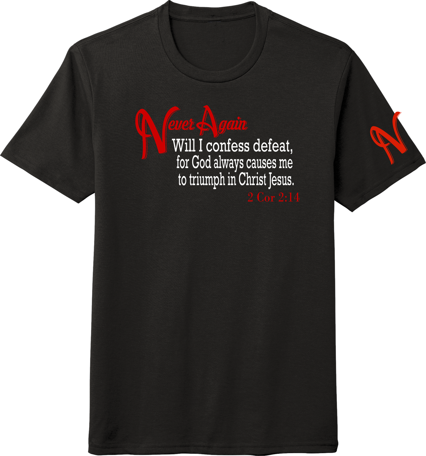 Never Again 2 Cor 214 Defeat DT130Y Short Sleeve (Youth)