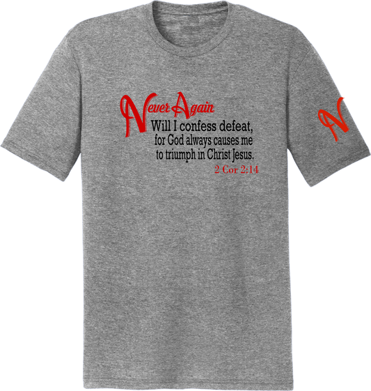 Never Again 2 Cor 214 Defeat DT130Y Short Sleeve (Youth)