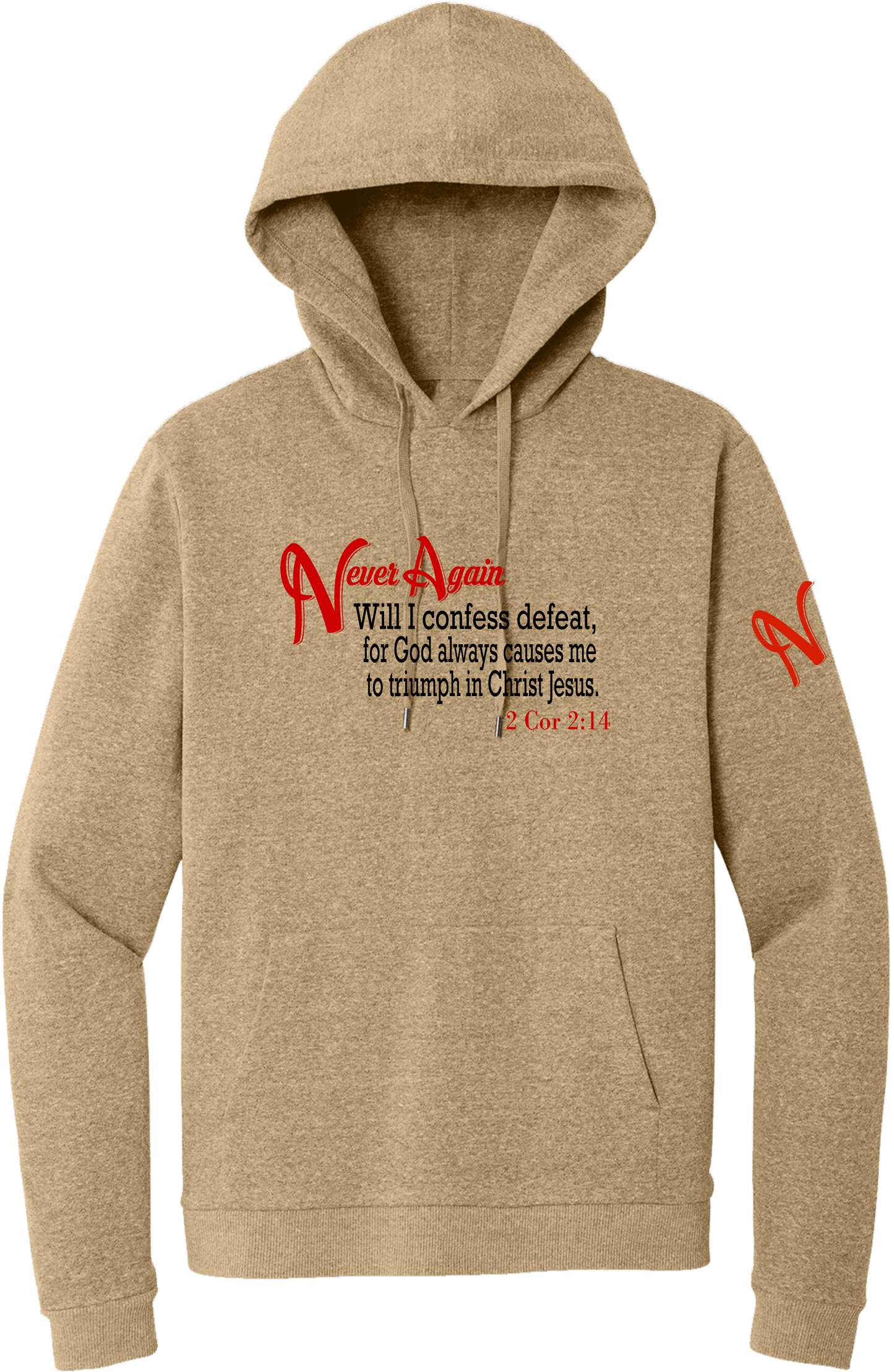 Never Again 2 Cor 214 Defeat DT1300 Hoodie