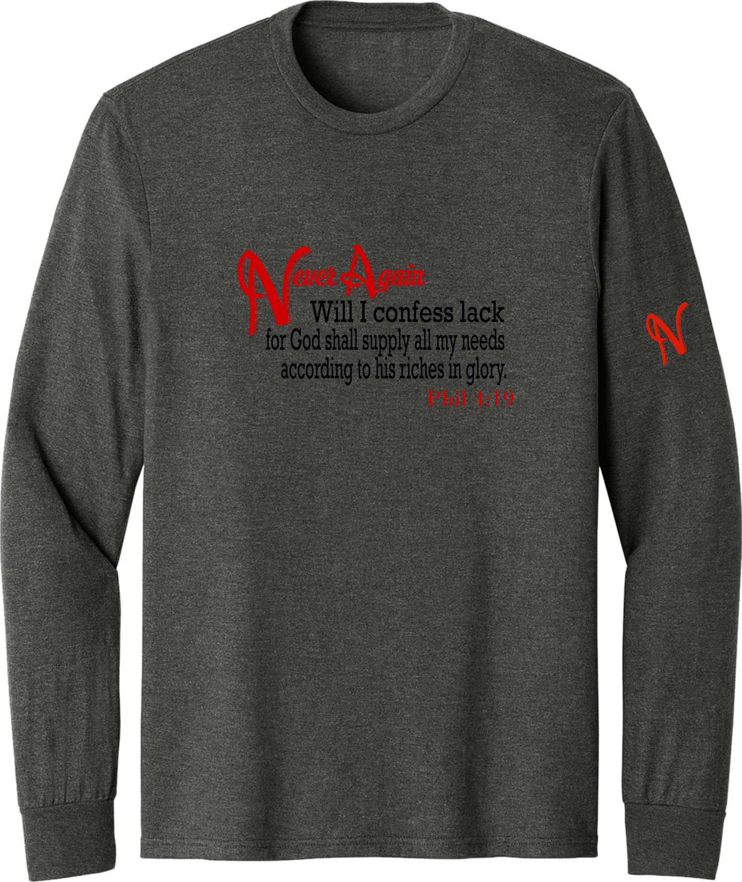 Never Again Phil 419 Lack  DM132 Long Sleeve