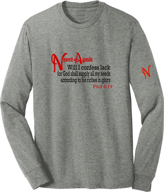 Never Again Phil 419 Lack  DM132 Long Sleeve